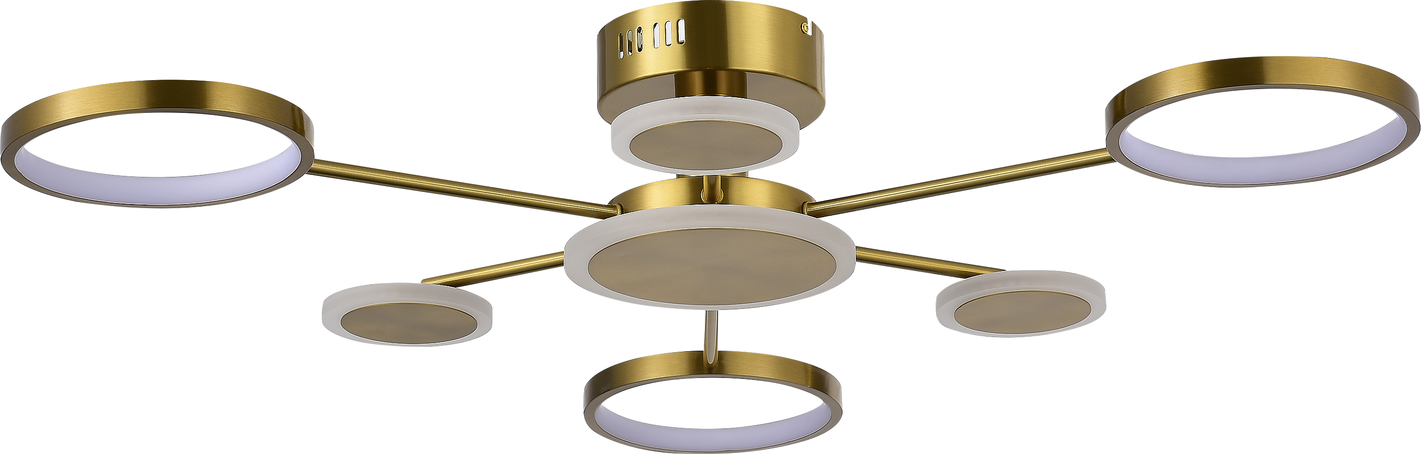 картинка Люстра VELOCE 02 LED 51 Вт 3000К золотой модерн от магазина Bojeni