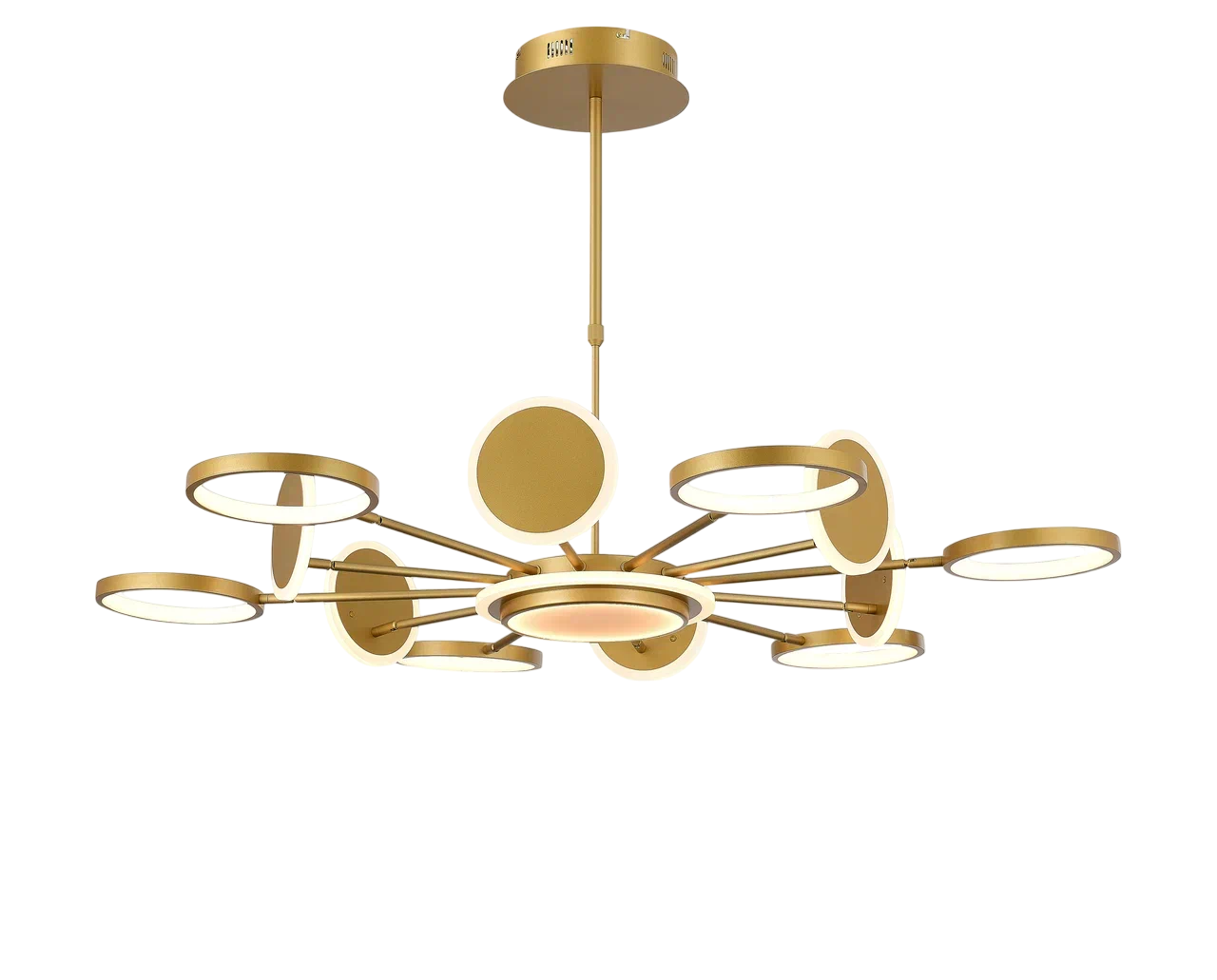 картинка Люстра VELOCE 01 LED 98 Вт 3000К золотой модерн от магазина Bojeni