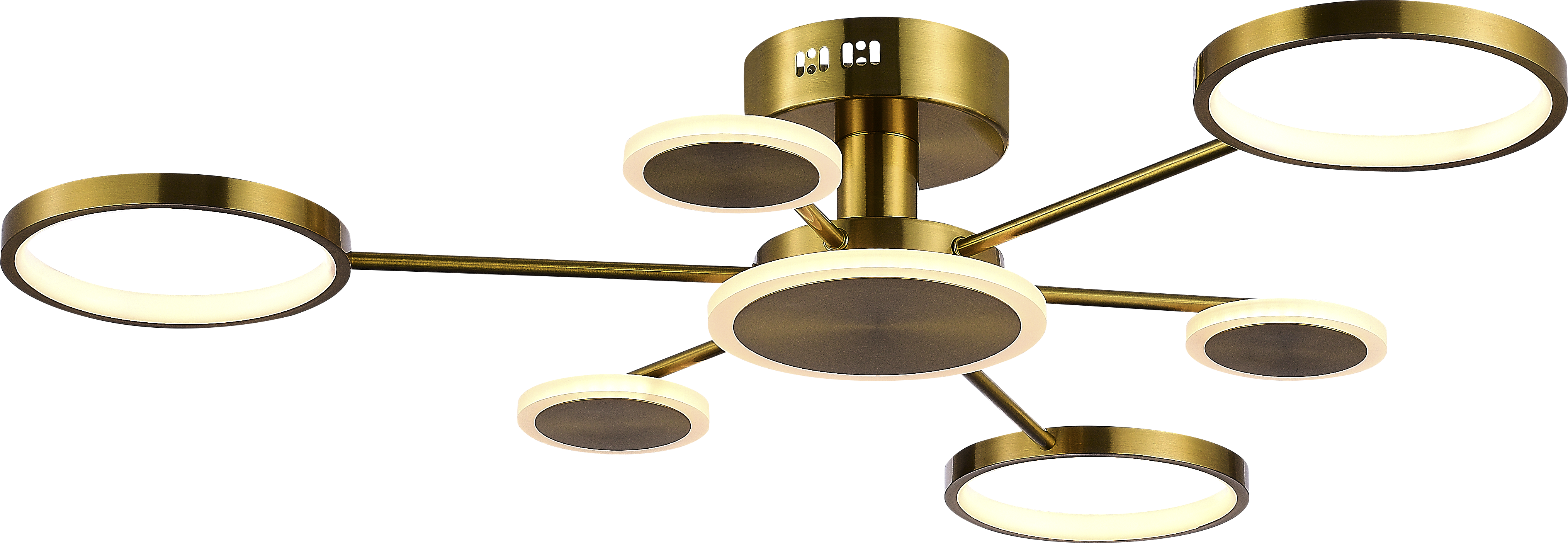 картинка Люстра VELOCE 02 LED 51 Вт 3000К золотой модерн от магазина Bojeni