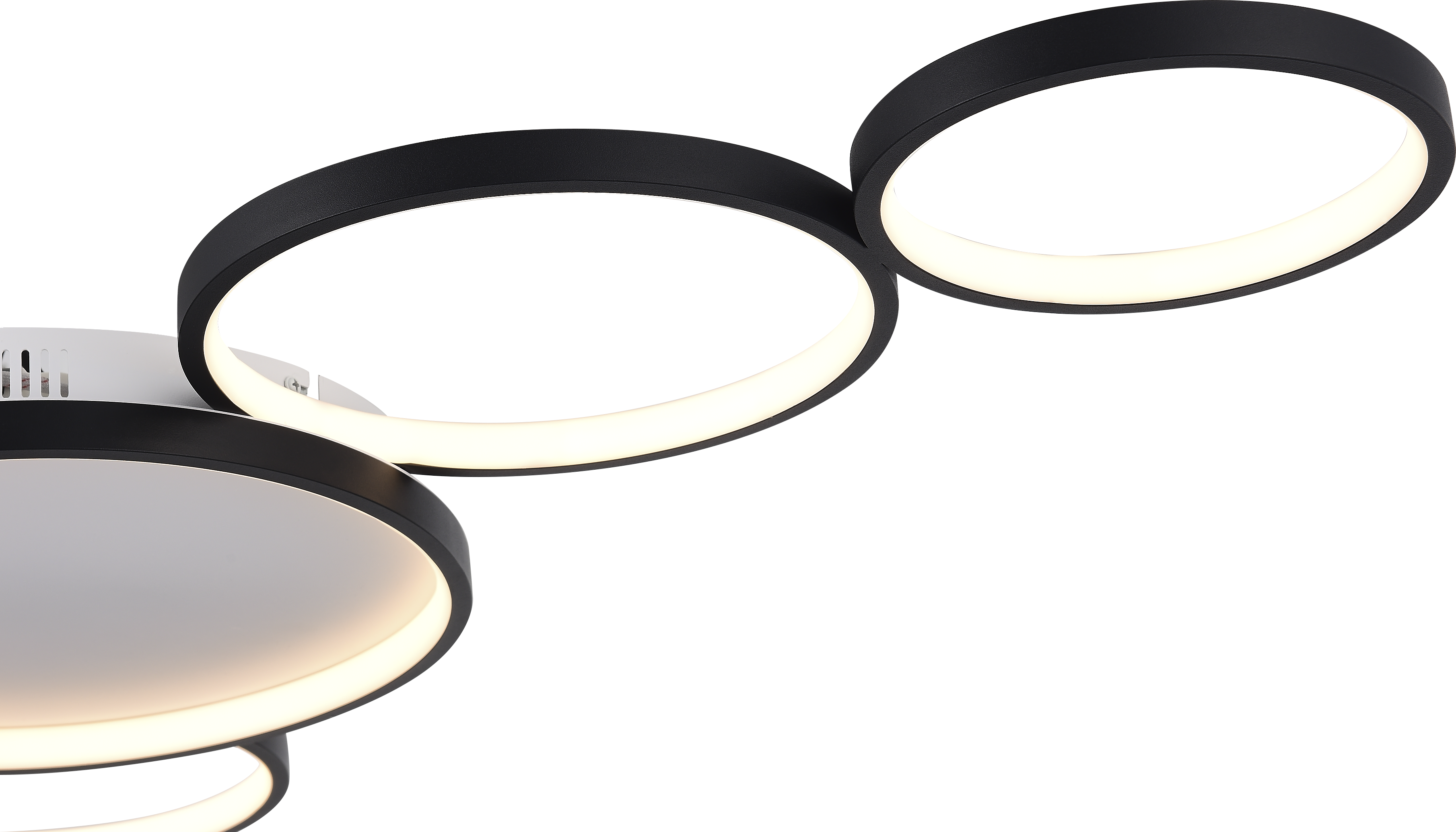 картинка Люстра VELOCE 04 LED 60 Вт 3000К чёрный модерн от магазина Bojeni