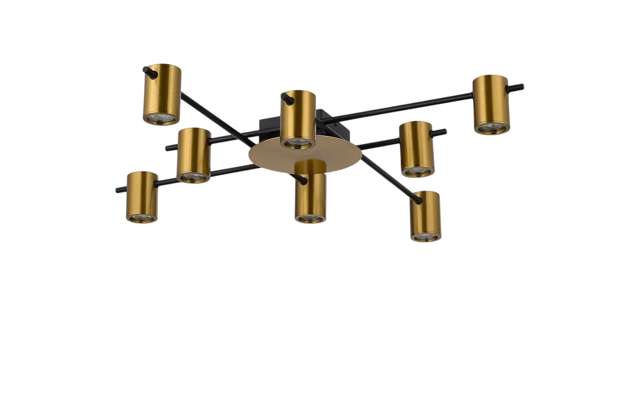 картинка Люстра VELOCE 03 GU10*8 золотой модерн от магазина Bojeni