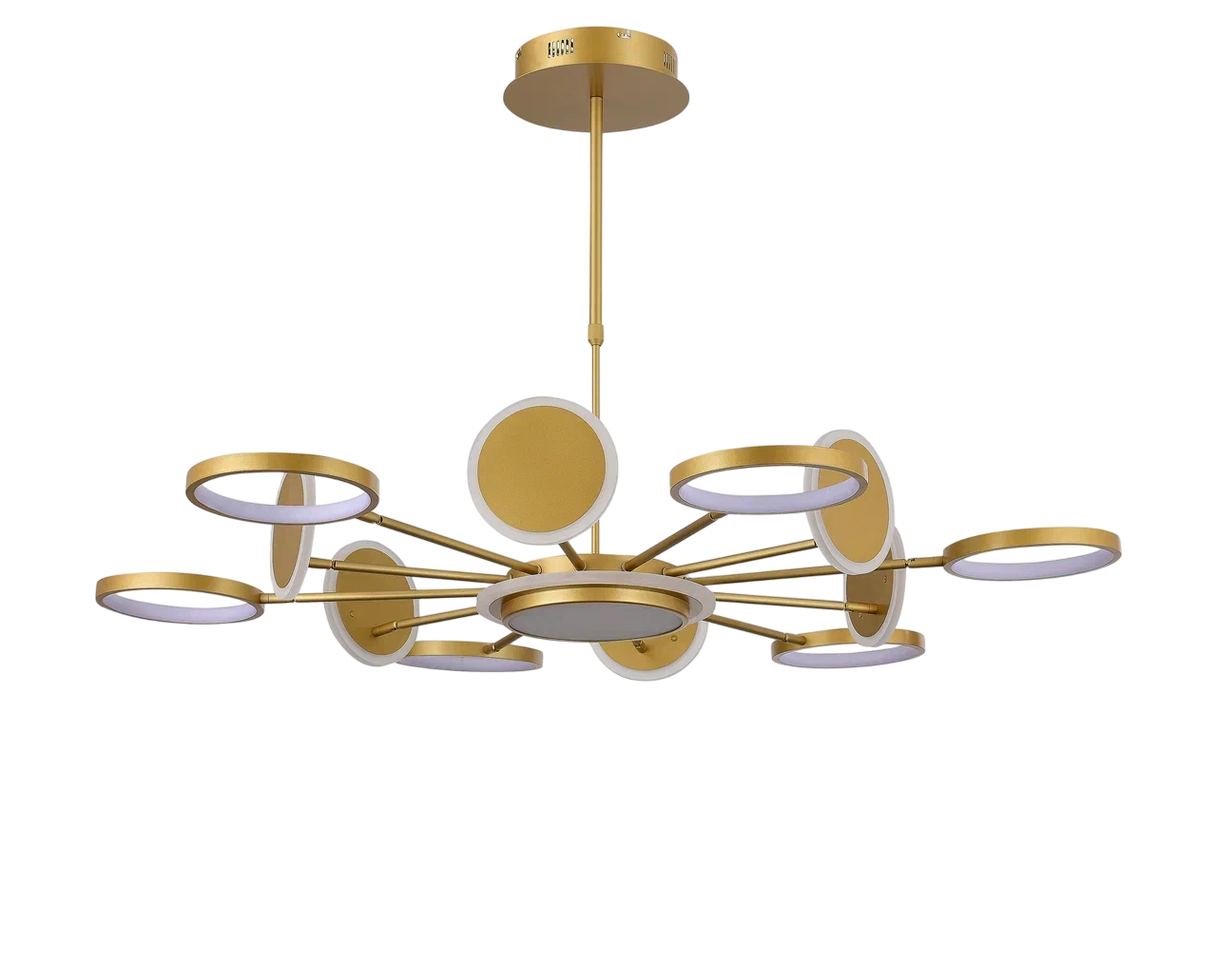 картинка Люстра VELOCE 01 LED 98 Вт 3000К золотой модерн от магазина Bojeni