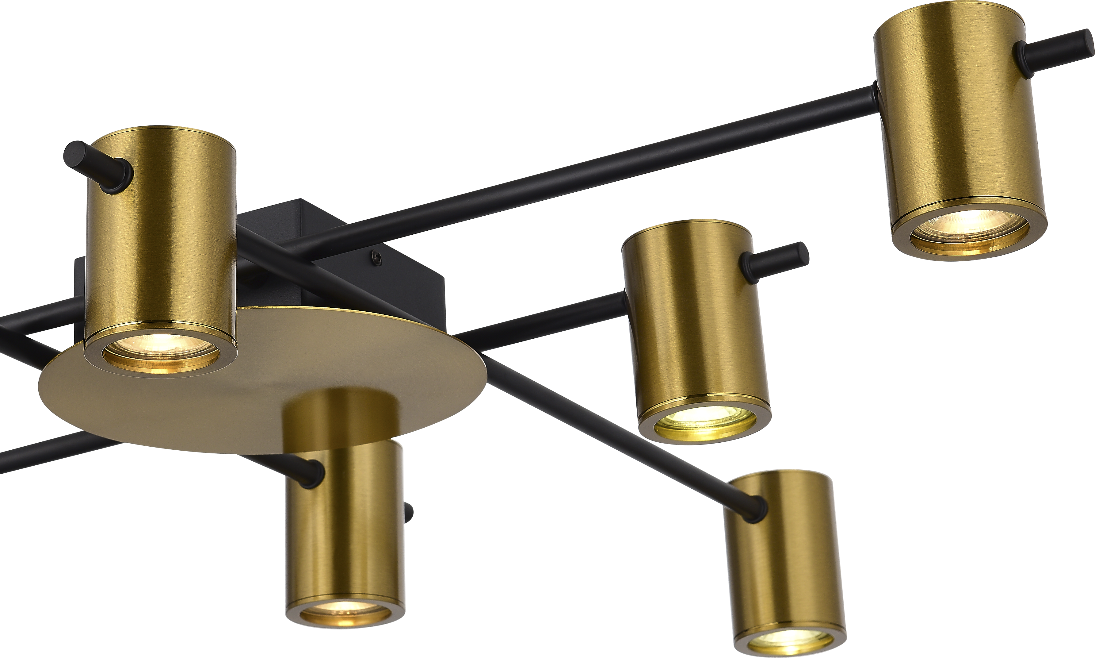 картинка Люстра VELOCE 03 GU10*8 золотой модерн от магазина Bojeni