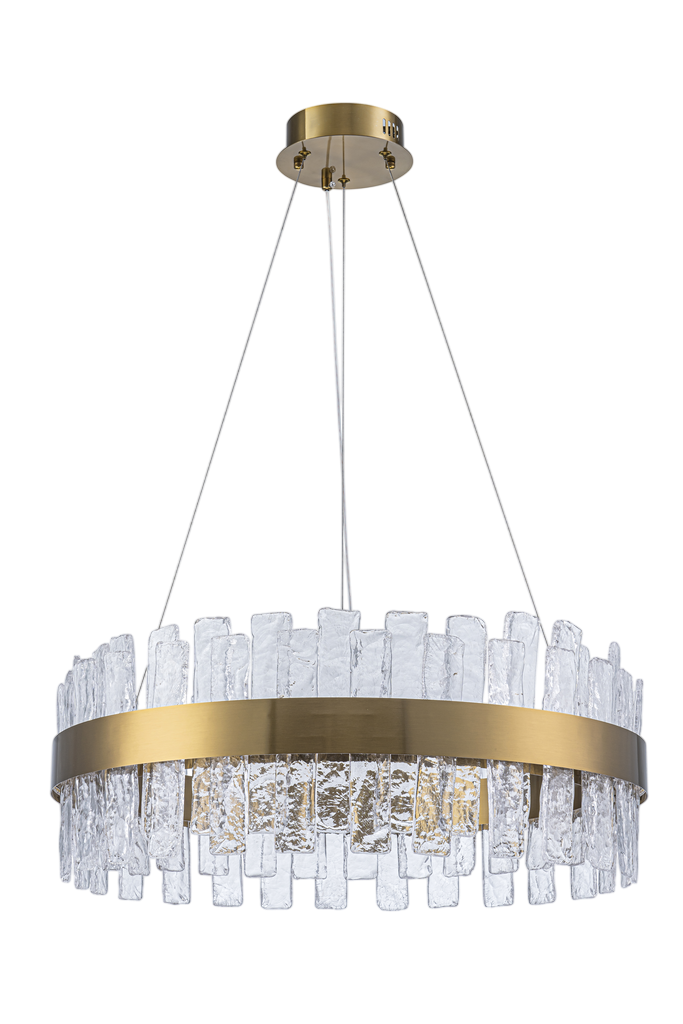 картинка Люстра VELOCE 19 LED 36 Вт 3000K золотой модерн от магазина Bojeni