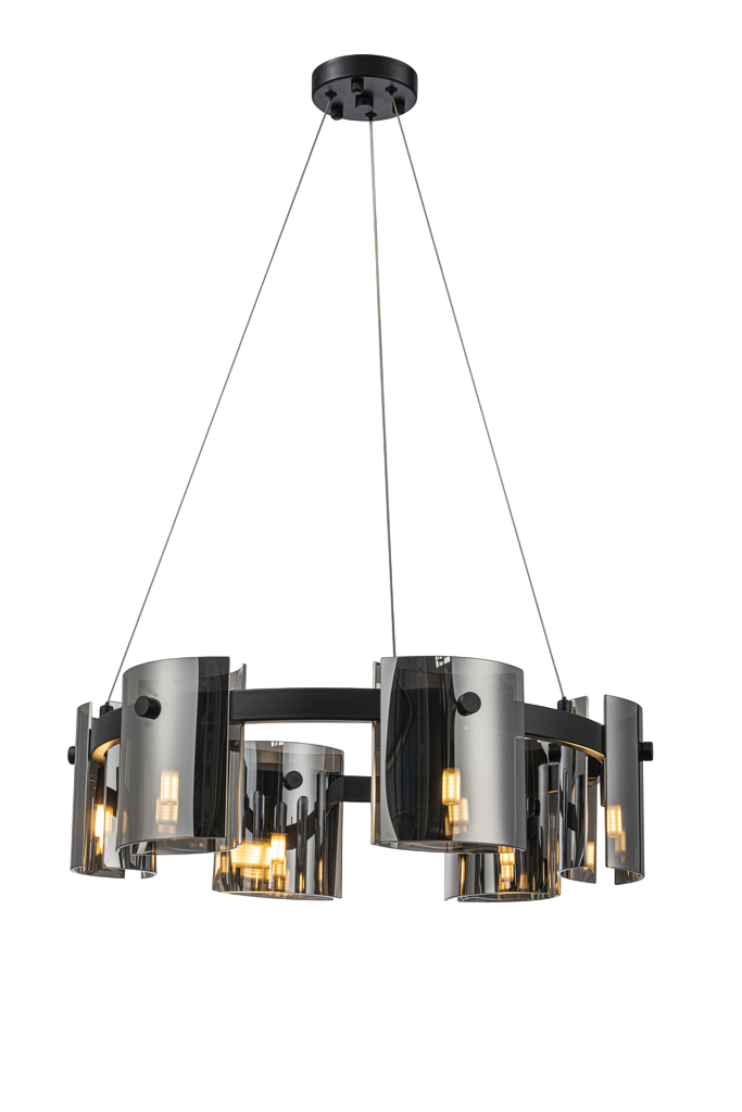 картинка Люстра VELOCE 12 G9*5 чёрный модерн от магазина Bojeni