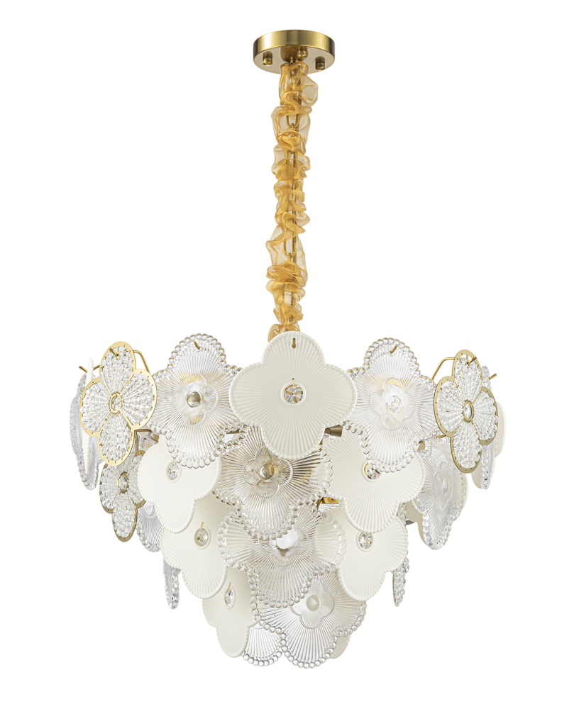 картинка Люстра EVUM 03 E14*9 белый классика от магазина Bojeni