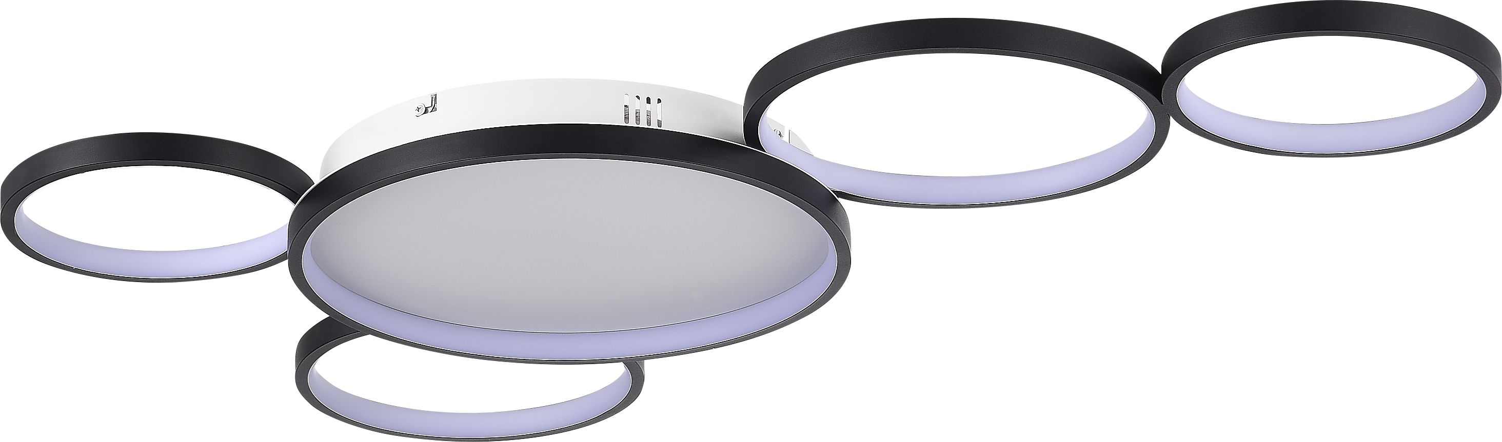 картинка Люстра VELOCE 04 LED 60 Вт 3000К чёрный модерн от магазина Bojeni